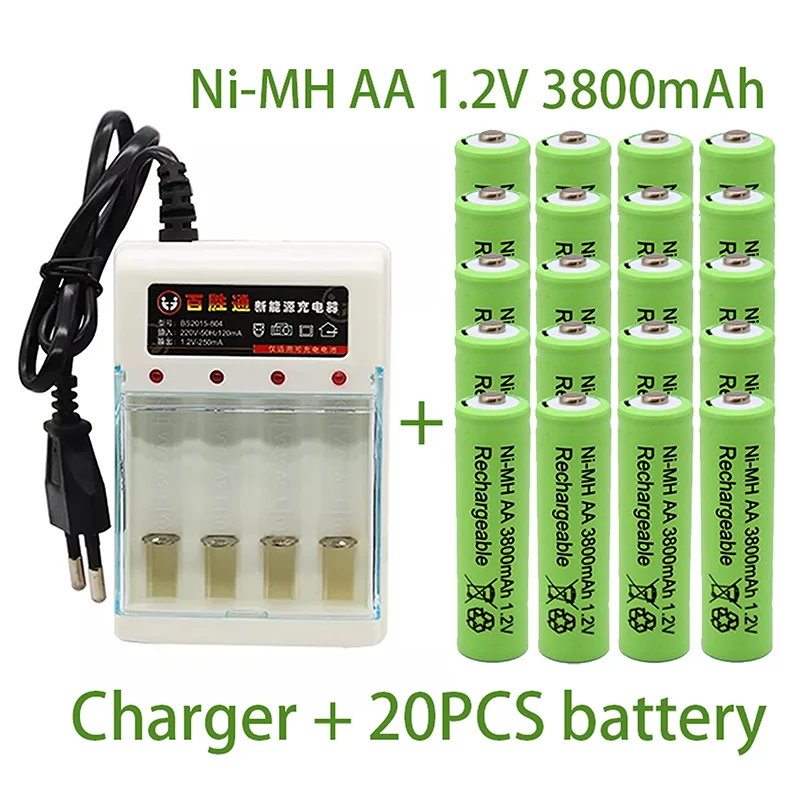 Satılık! Nouvelle batterie rechargeable aa 1.2v 3800mah ni-mh